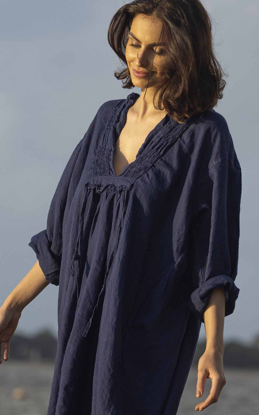 Nzuri Tunic Linen product photo.