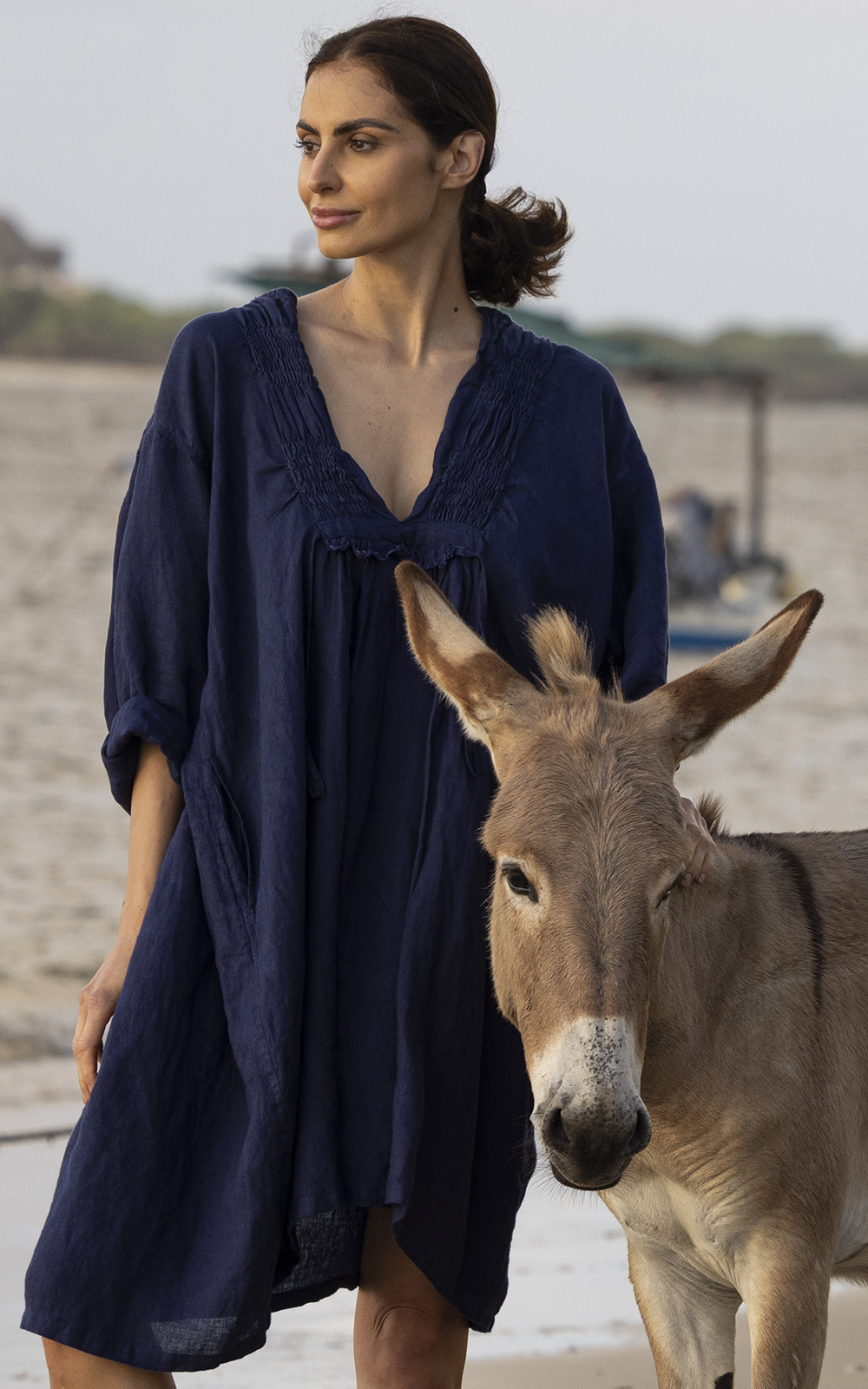 Nzuri Tunic Linen product photo.