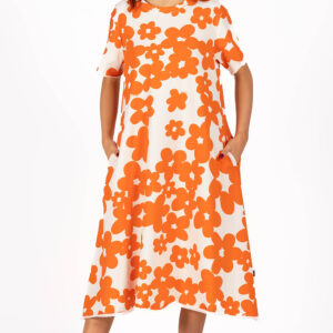 Flowline Dress Short Sleeve Raw