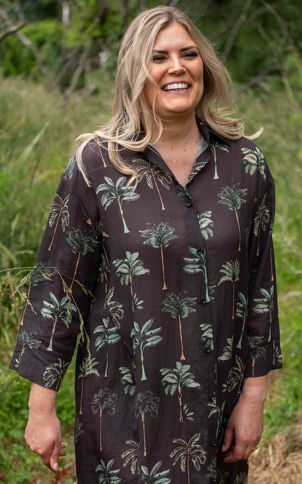Trooper Shirt Dress product photo.