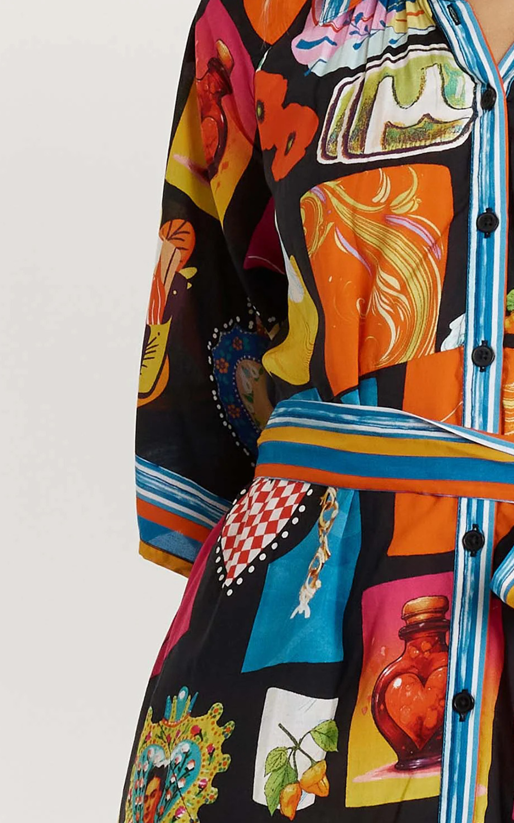 Odette Button Midi product photo.