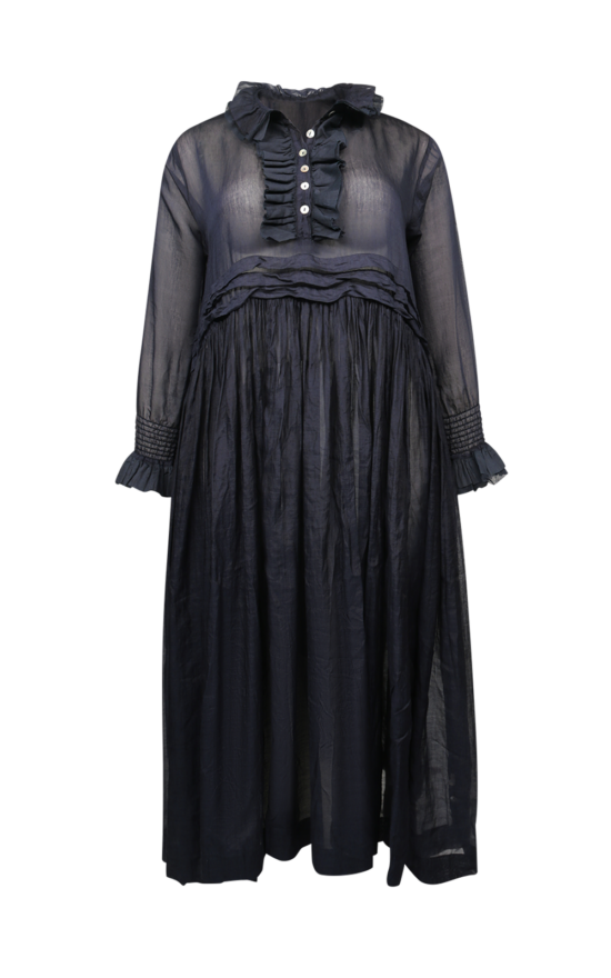 Odile Dress Silk Cotton product photo.