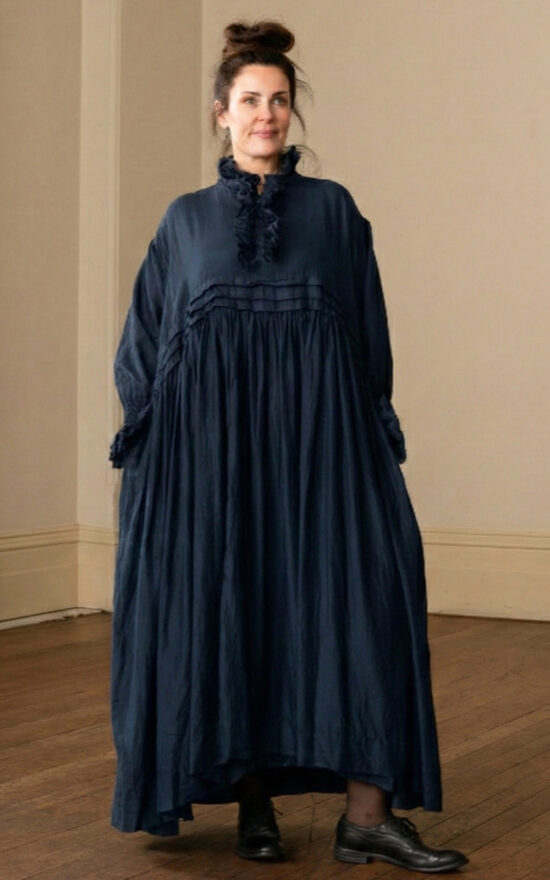 Odile Dress Silk Cotton product photo.