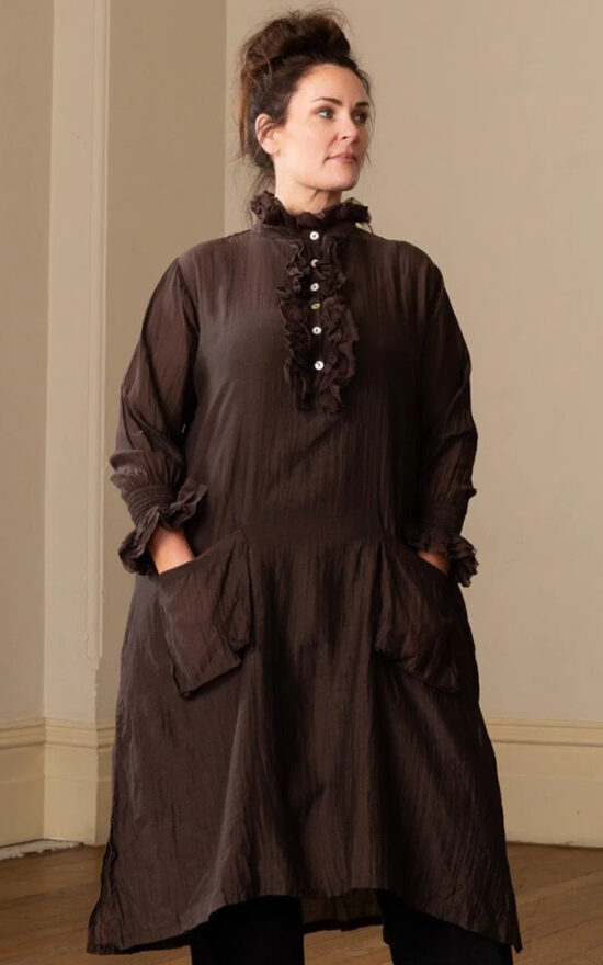 Odile Tunic Silk Cotton product photo.