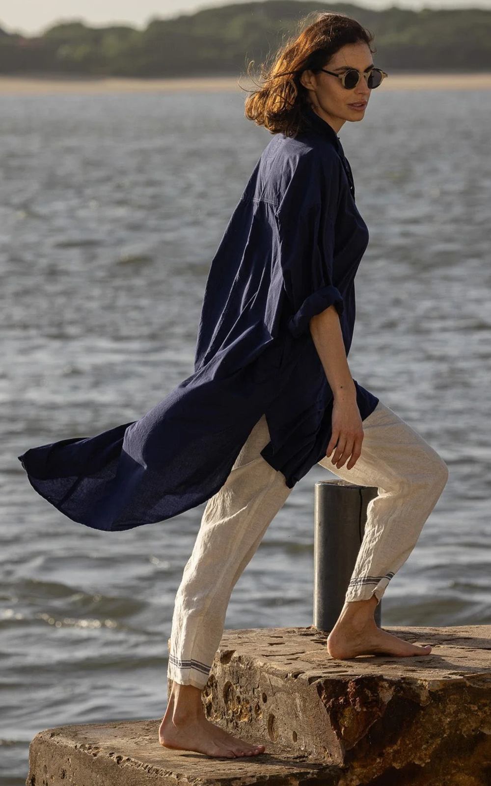 Petticoat Pant Linen product photo.