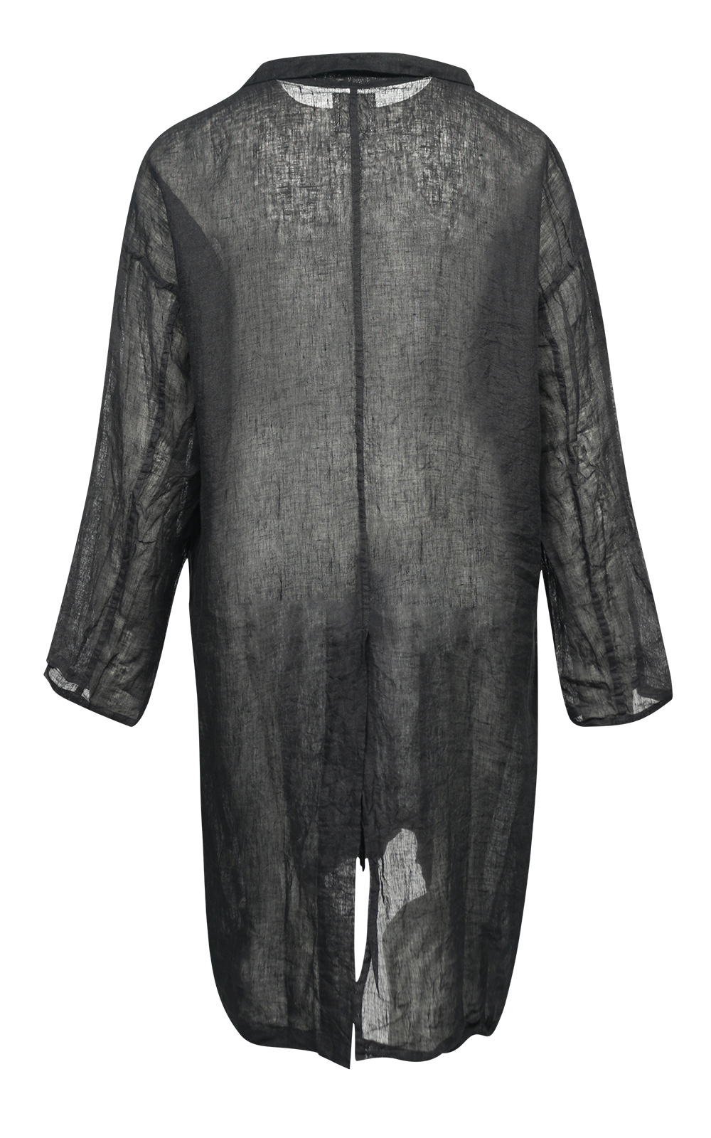 Piaf Coat In Gauze Linen product photo.