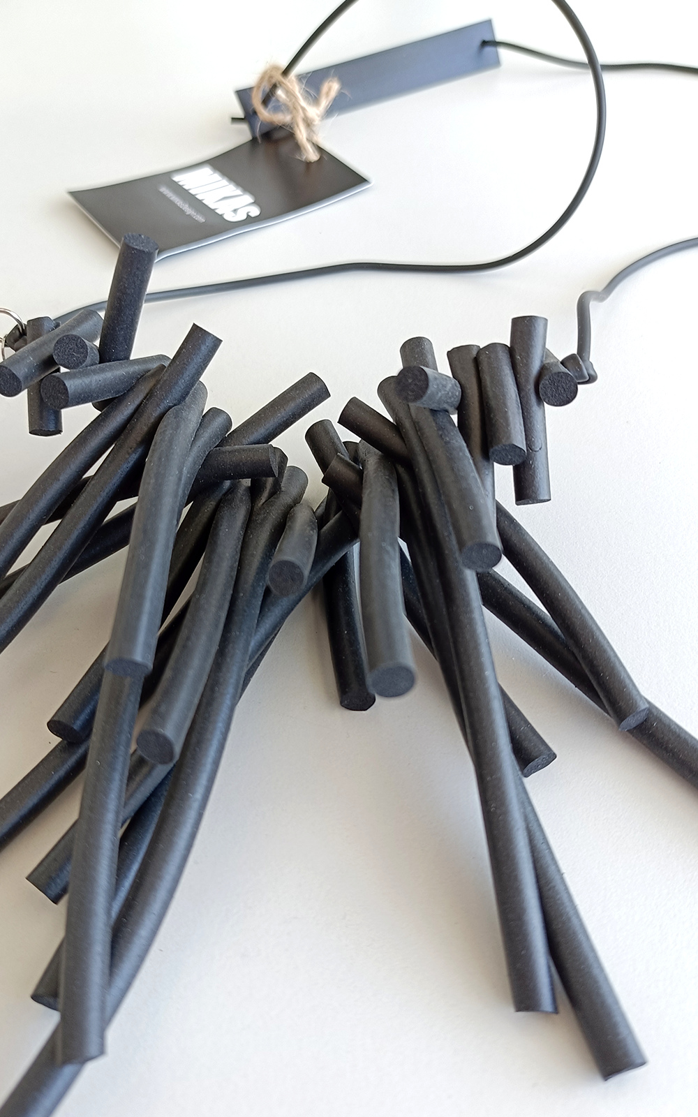 Piano Necklace product photo.