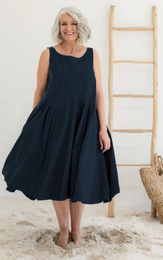 Portland Dress Cotton Poplin product photo.