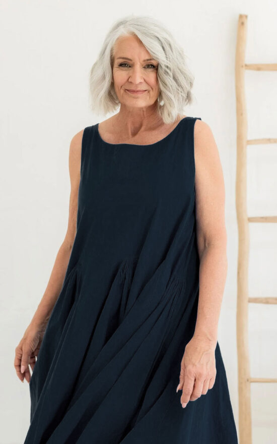 Portland Dress Cotton Poplin product photo.