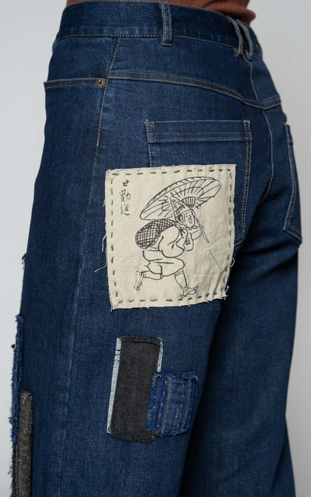 Furu Patch Pants product photo.