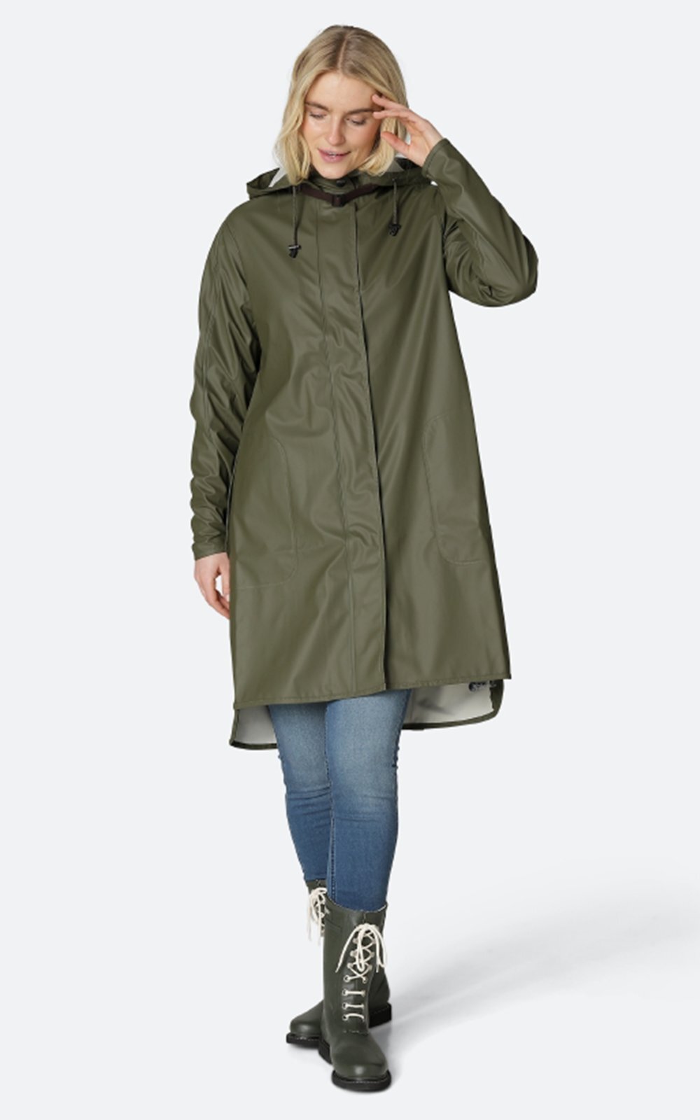 Detachable Hooded Coat product photo.