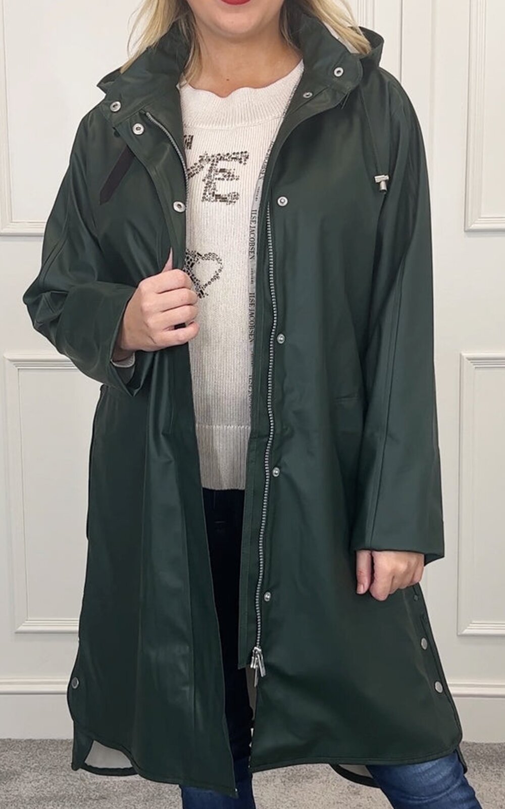 Detachable Hooded Coat product photo.