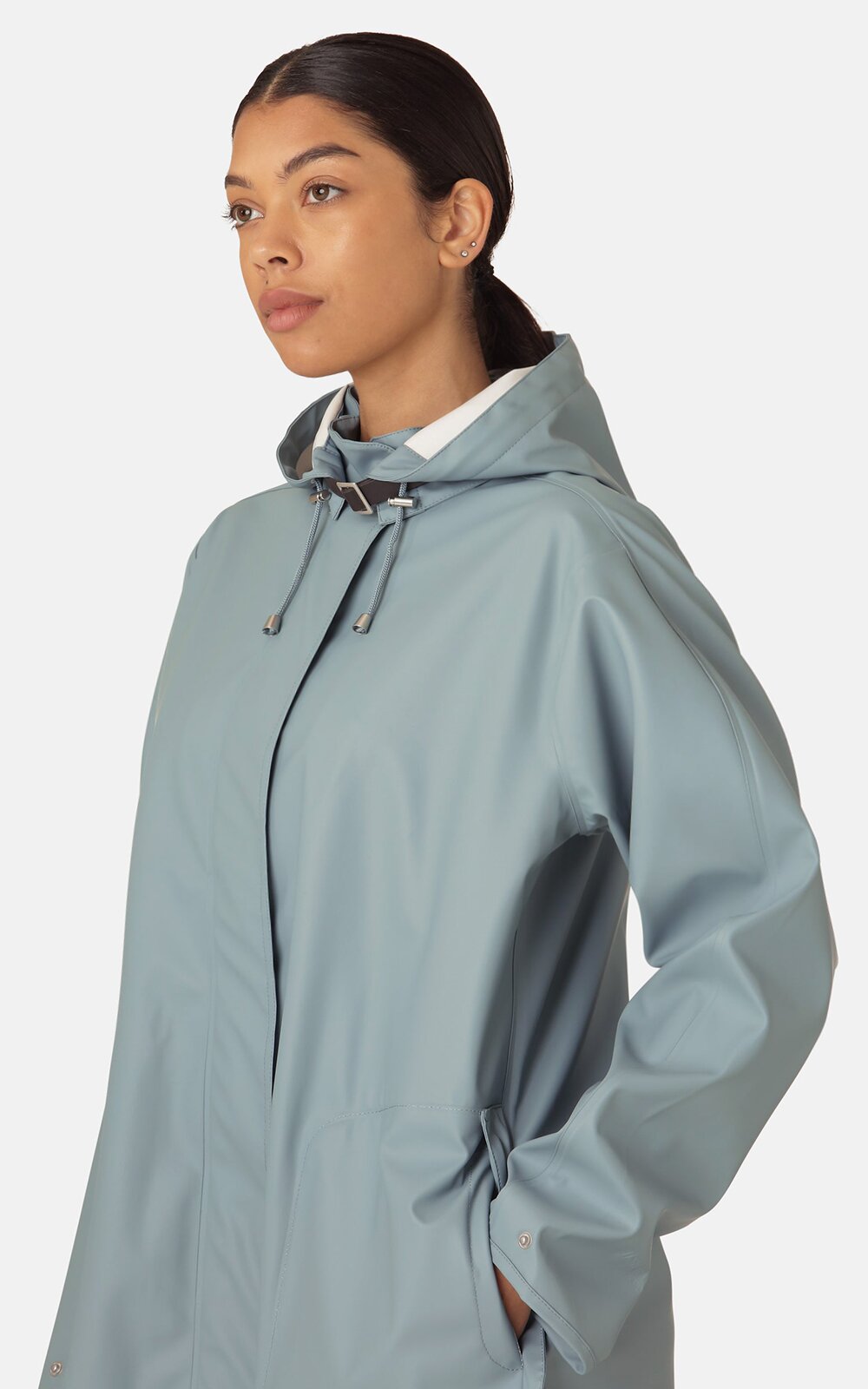 Detachable Hooded Coat product photo.