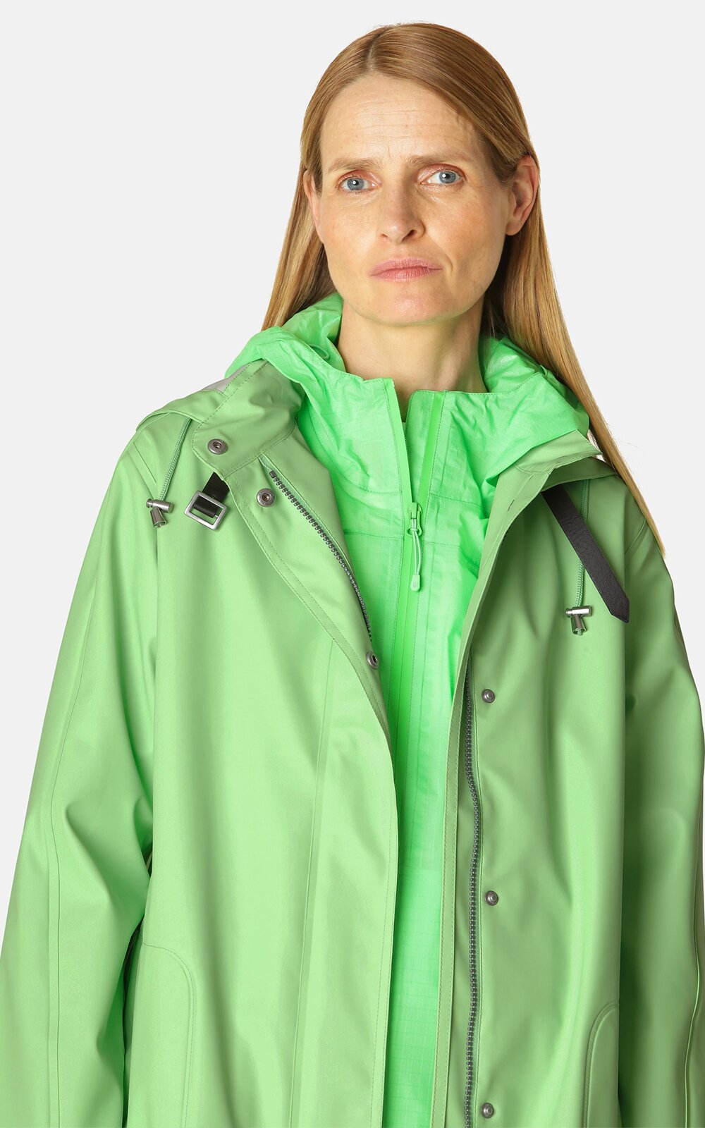 Detachable Hooded Coat product photo.