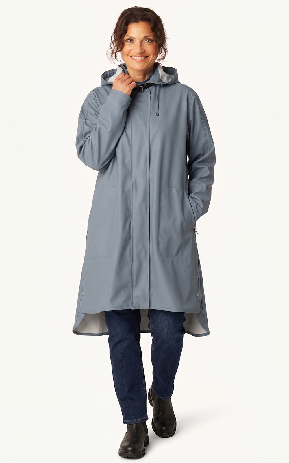 Detachable Hooded Coat  product photo.