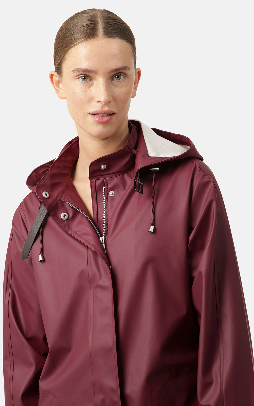 Detachable Hooded Coat product photo.