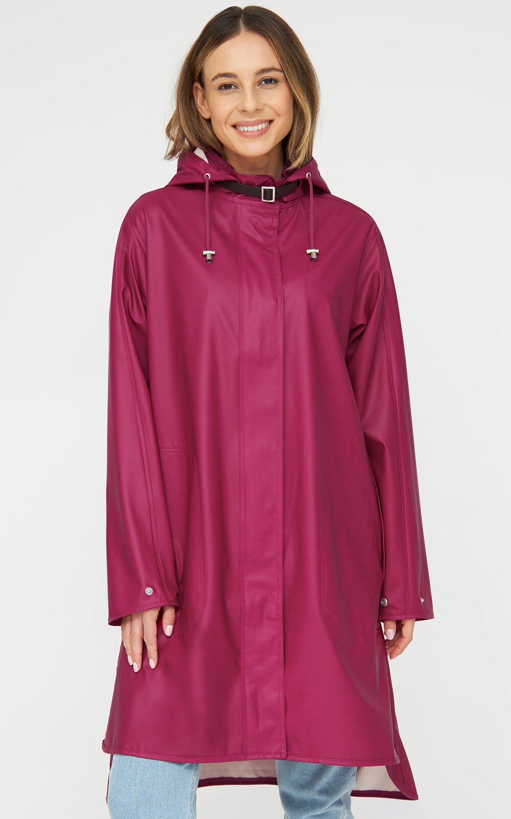 Detachable Hooded Coat product photo.