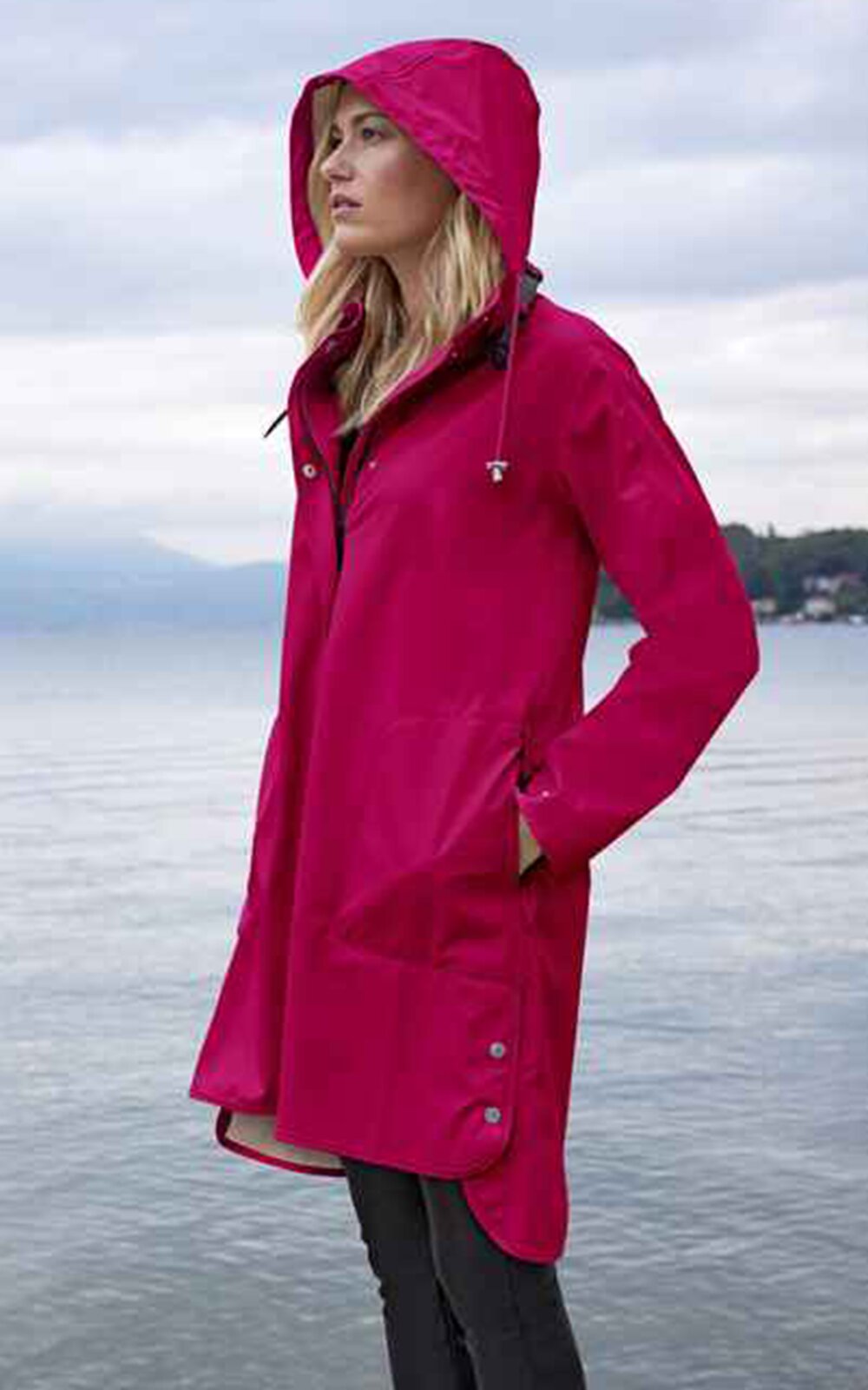 Detachable Hooded Coat product photo.