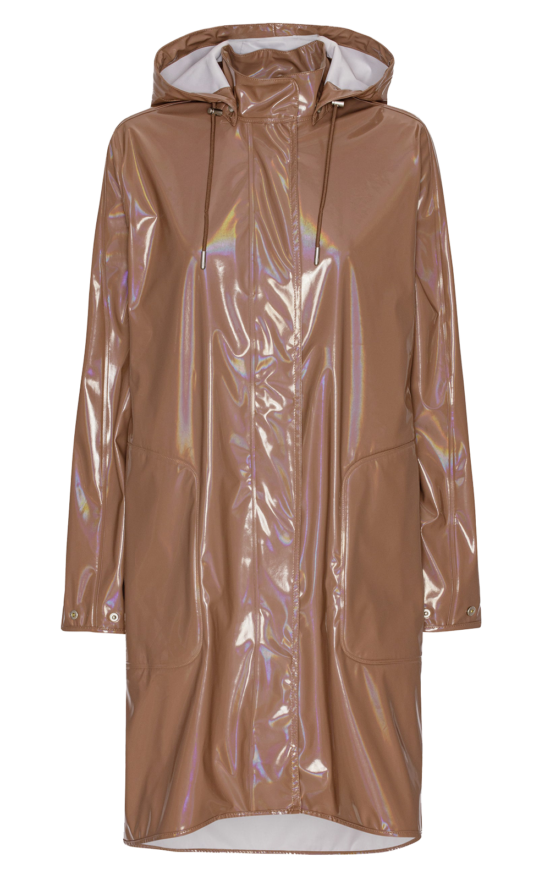 Gloss Detachable Hooded Coat product photo.