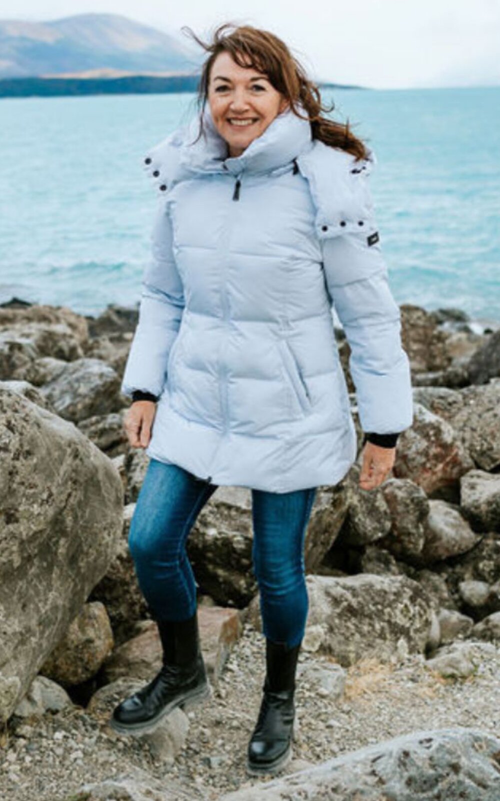 Riley Coat product photo.