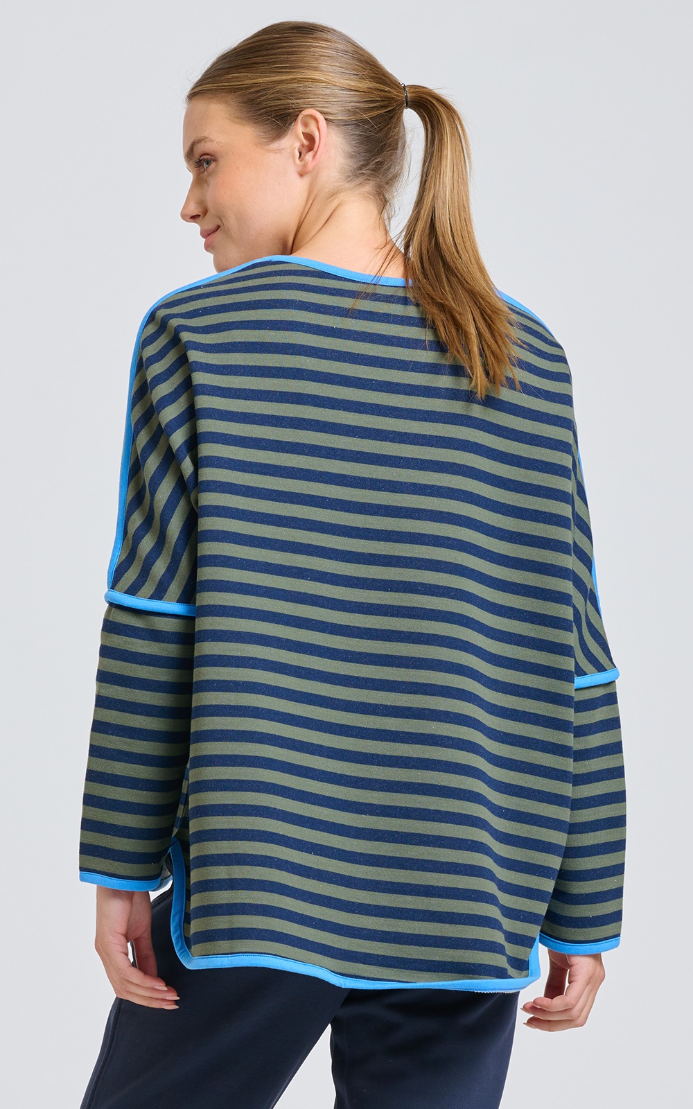 Ringer Sweatshirt product photo.