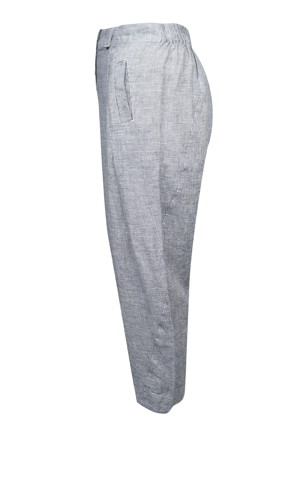 Maple Pants In Fine Check product photo.