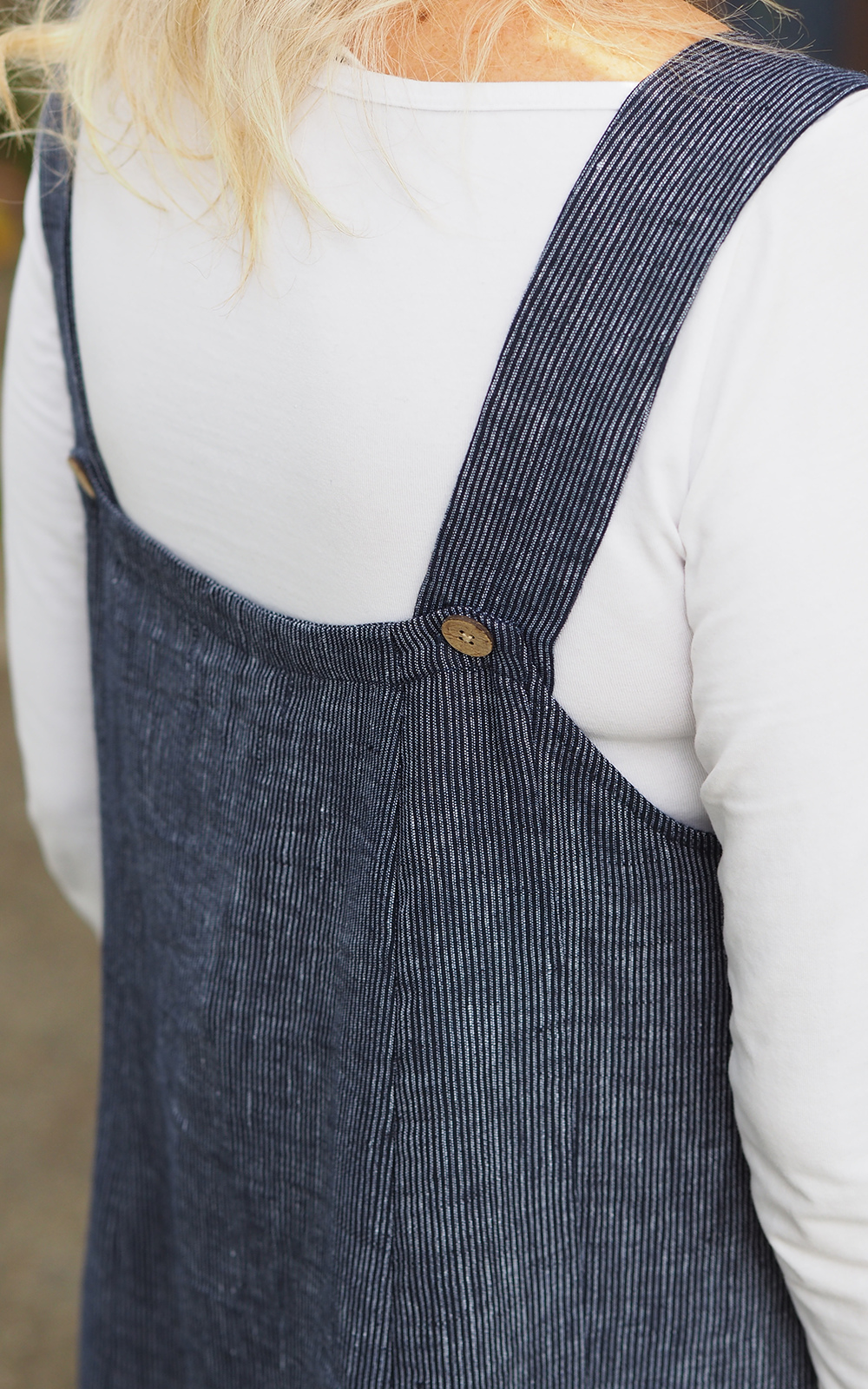 Rakiura Pinafore product photo.