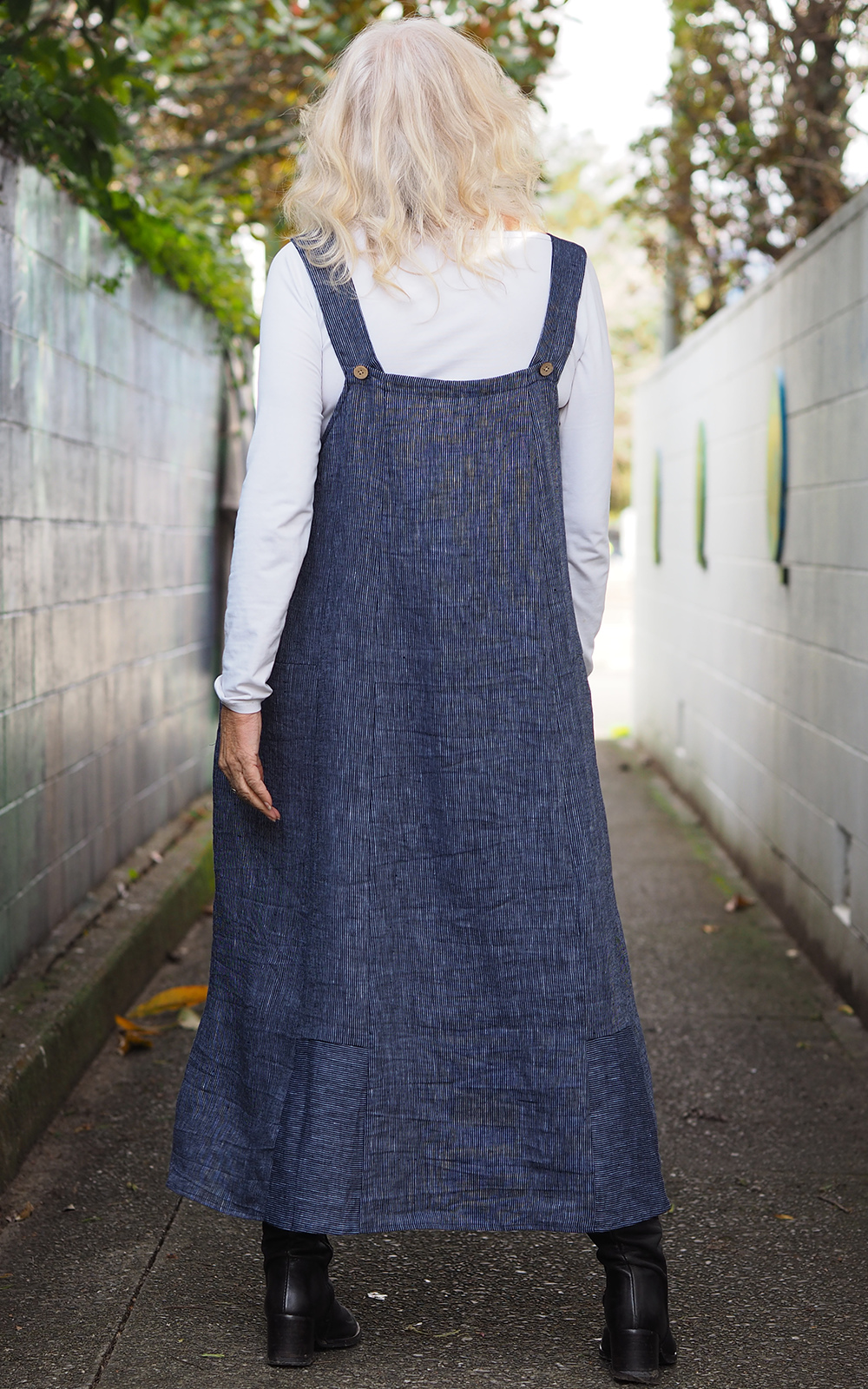 Rakiura Pinafore product photo.