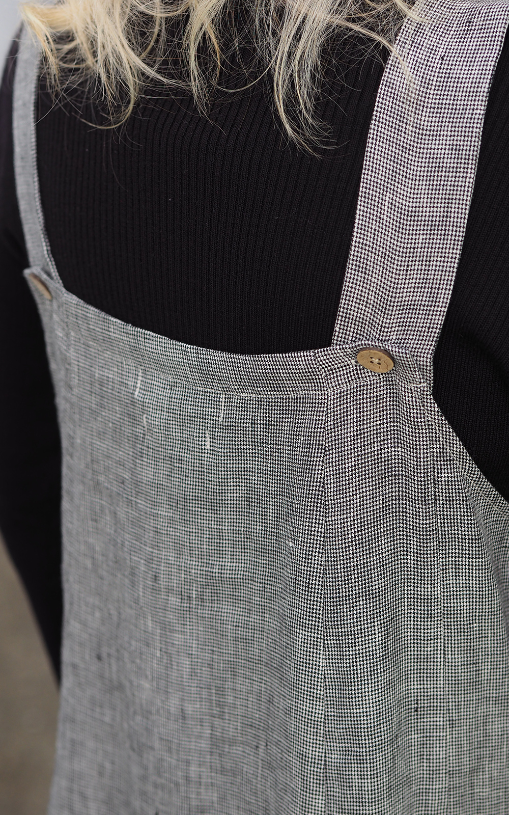 Rakiura Pinafore product photo.