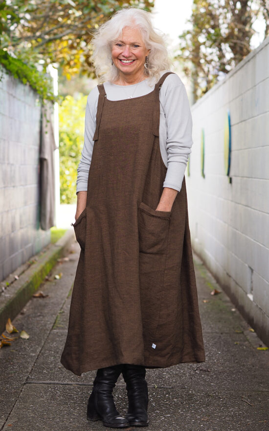 Koromiko Pinafore product photo.