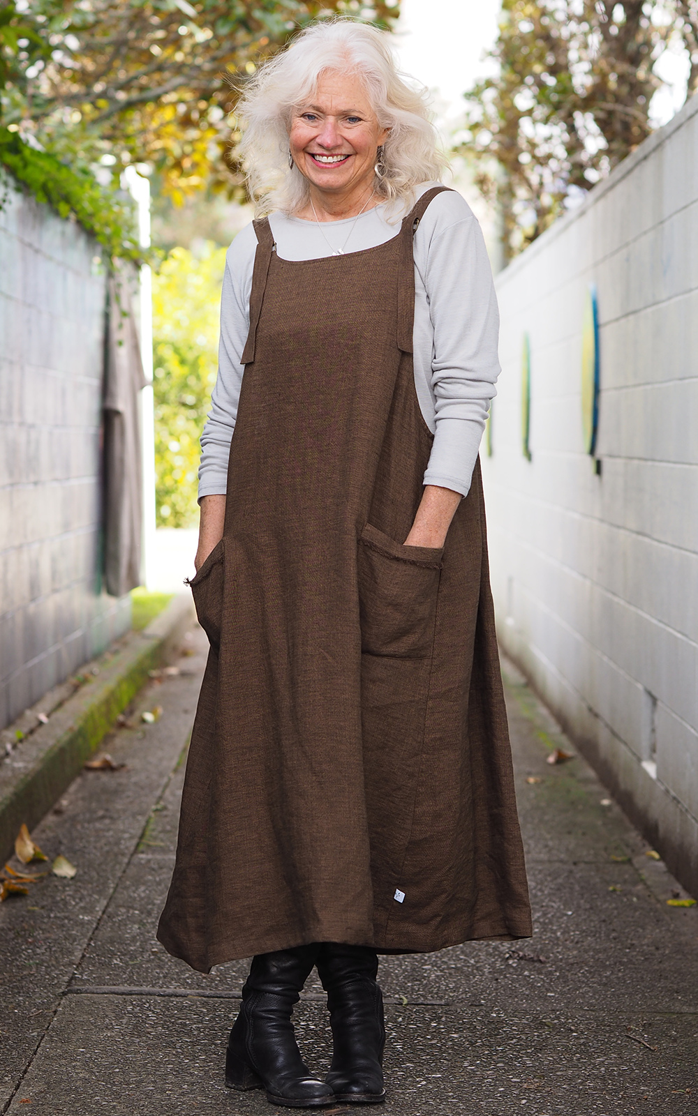 Koromiko Pinafore product photo.