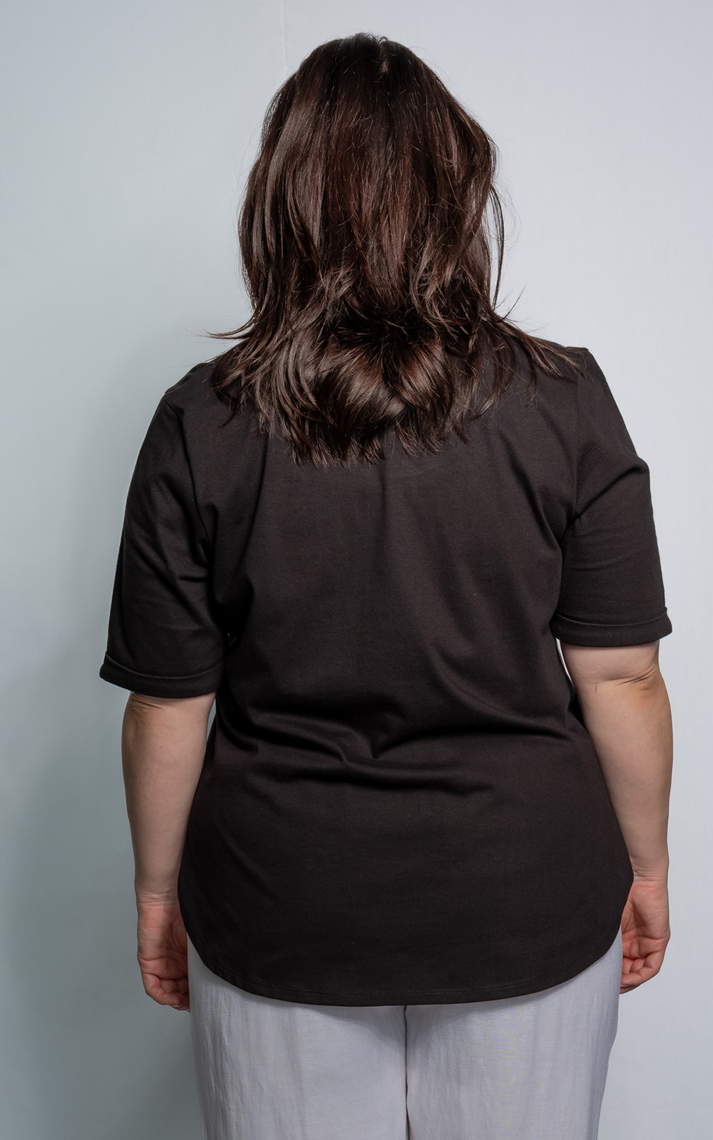 Gauze Tee With Print product photo.