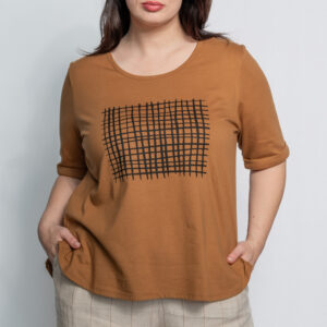 Gauze Tee With Print