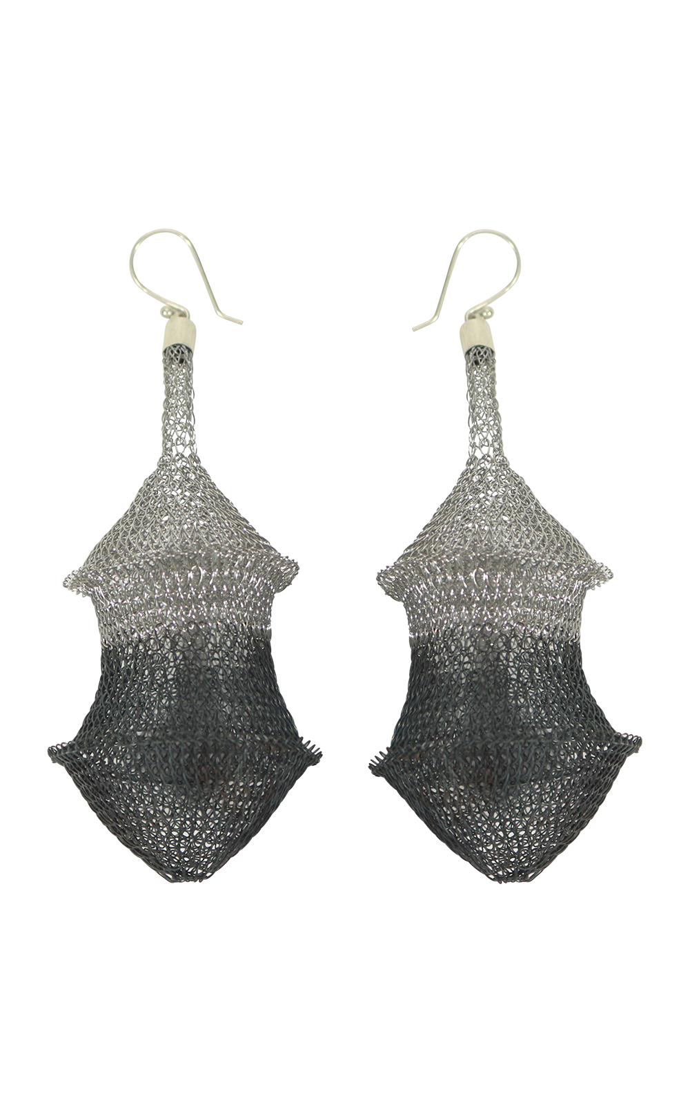 Mesh Chandelier 2 Tone Earring product photo.