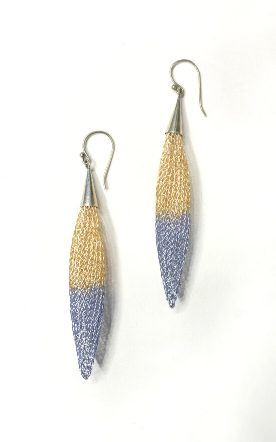 Leaf Drop Earrings product photo.