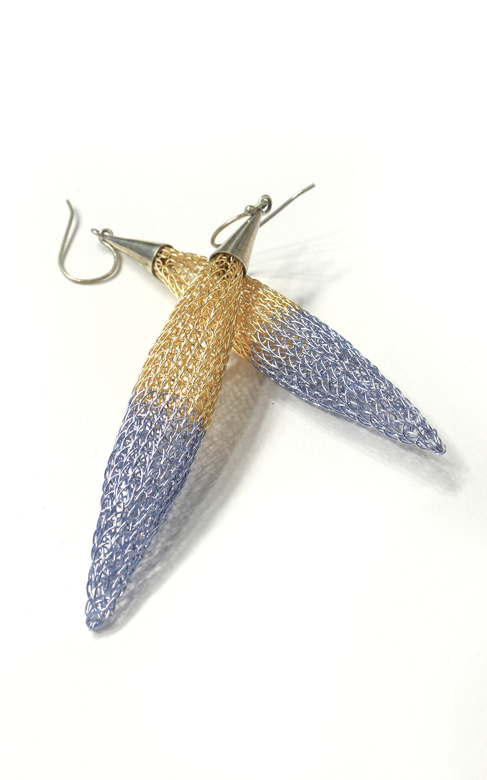 Leaf Drop Earrings product photo.