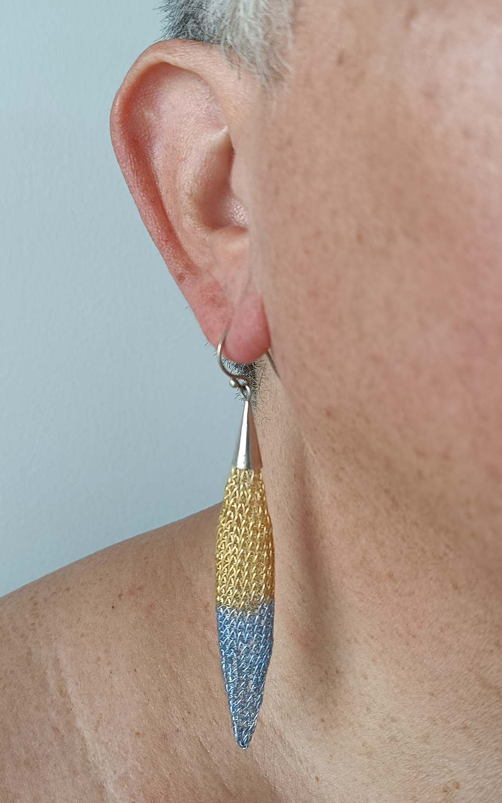 Leaf Drop Earrings product photo.