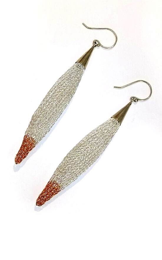 Leaf Drop Earrings product photo.