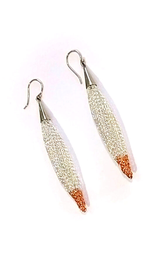 Leaf Drop Earrings product photo.