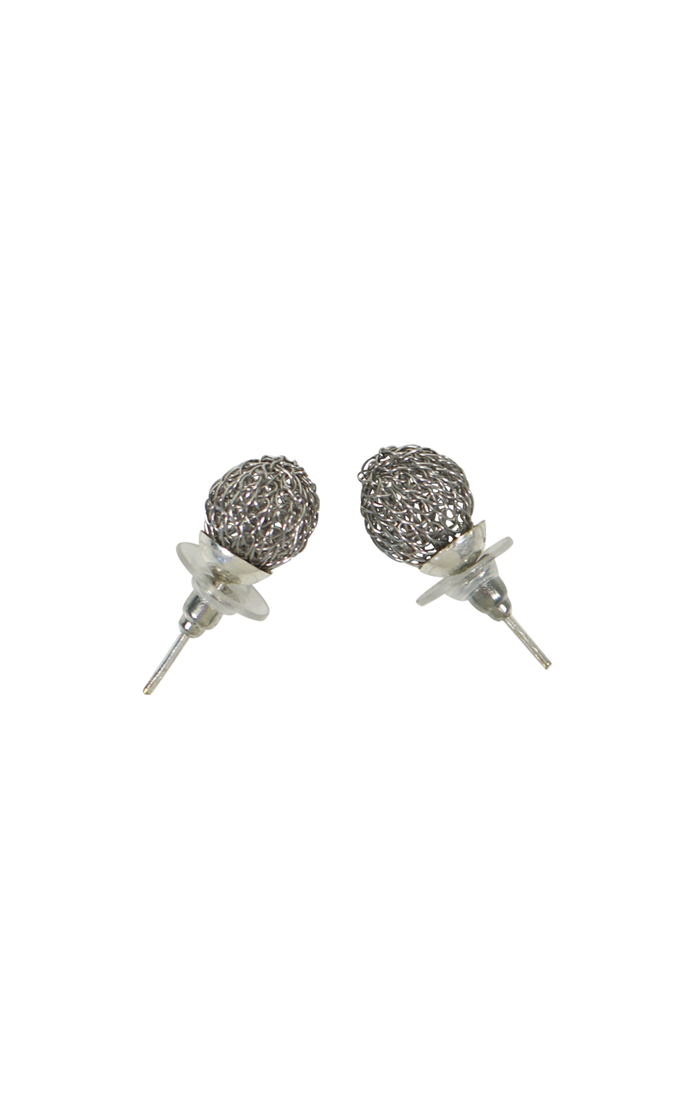 Woven Stud Earring product photo.