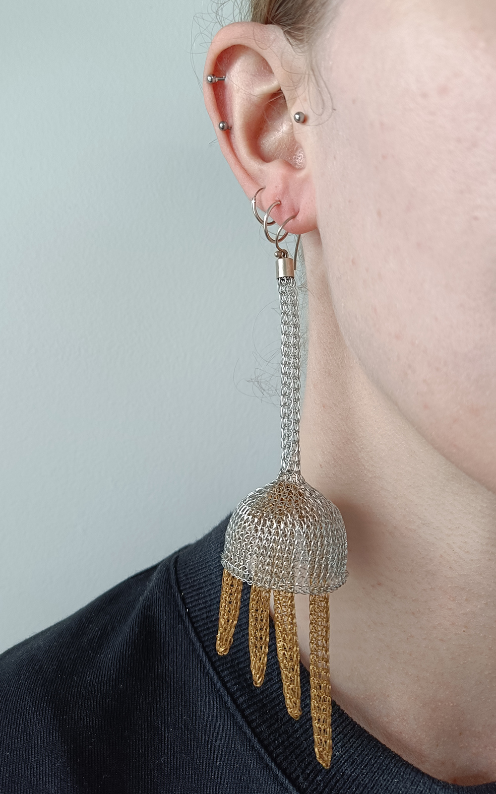 Stamen Earrings product photo.