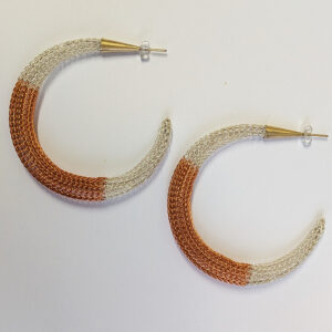 Bi Colour Hoop Earring