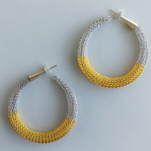 Bi Colour Hoop Earring