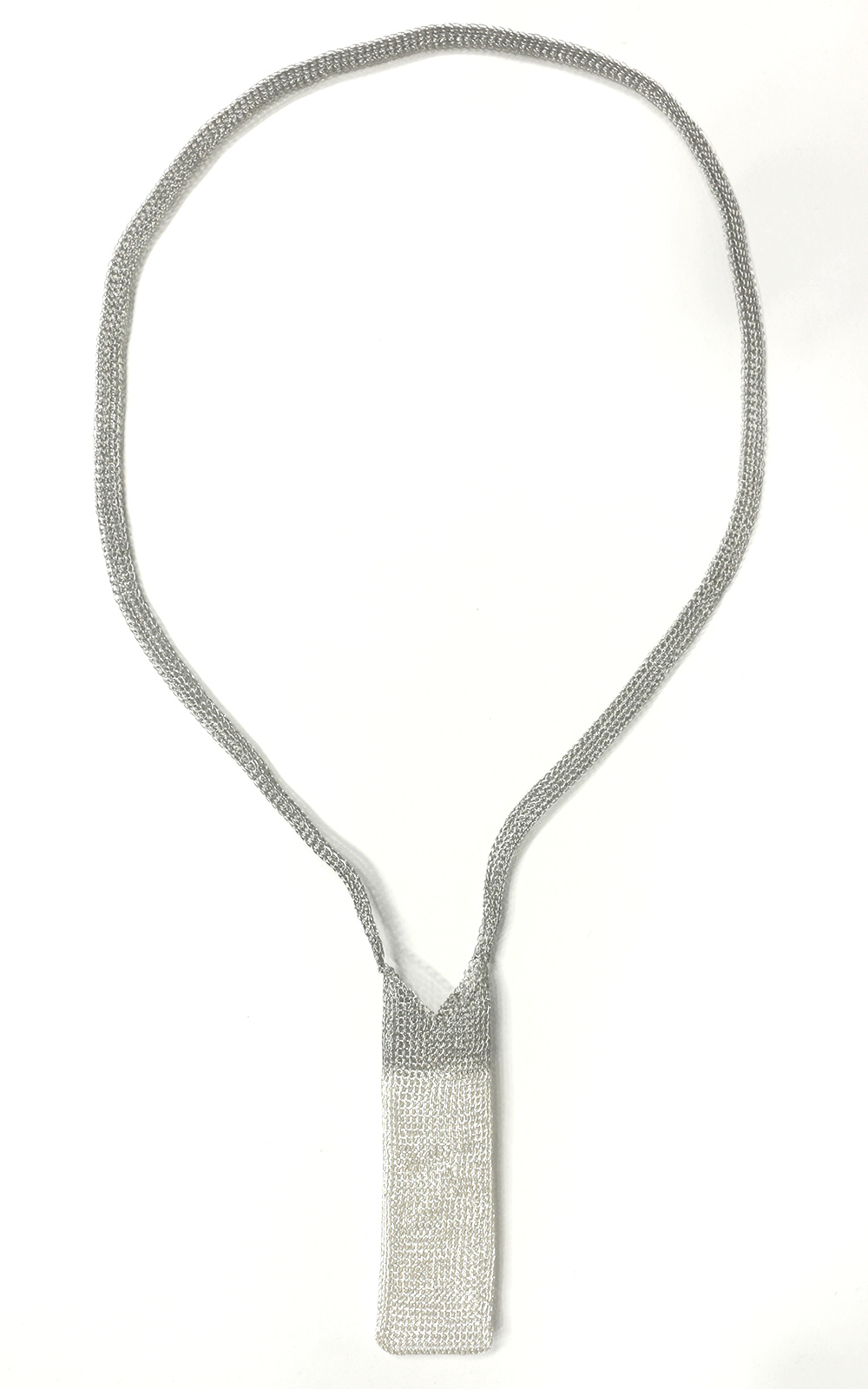 Linear Drop Necklace product photo.