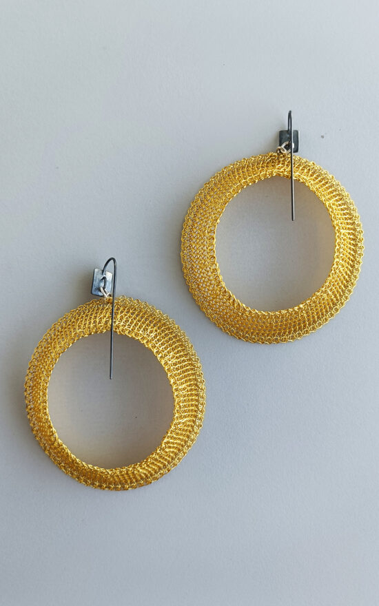 Round Loop Earring product photo.