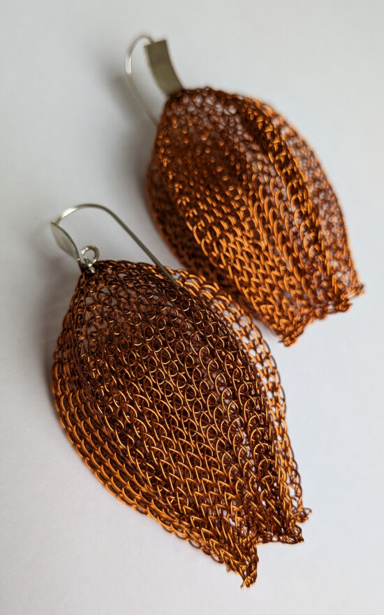 Flower Bud Earring product photo.