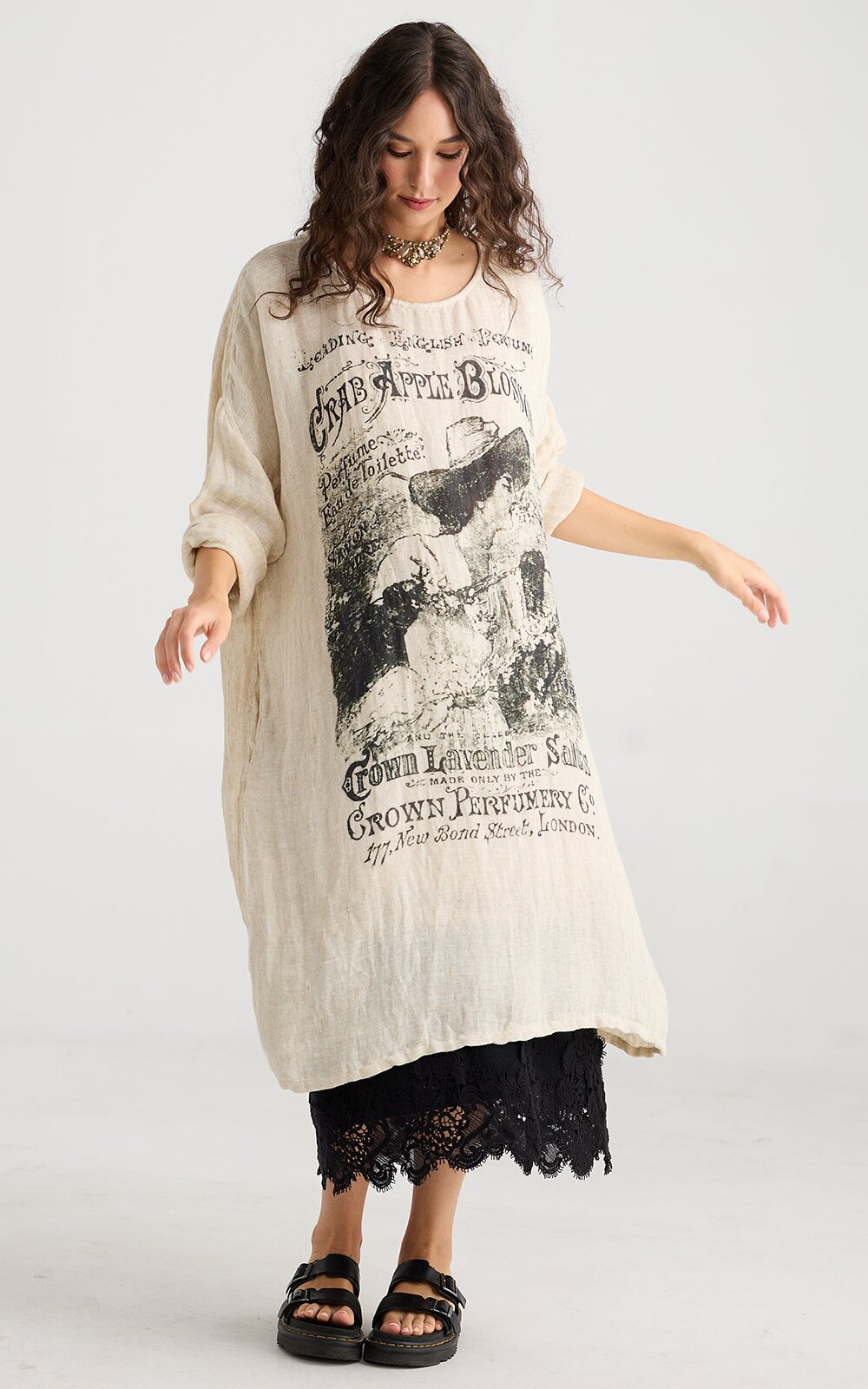 Secret Garden Linen Gauze Dress Secret Garden Linen Gauze Dress