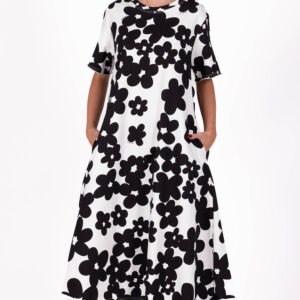Flowline Dress Short Sleeve Raw