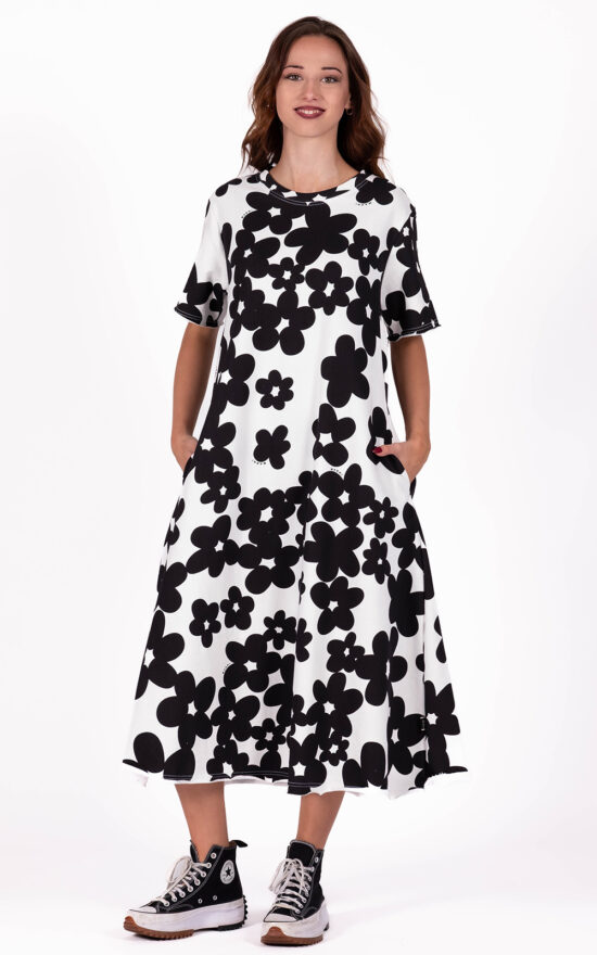 Flowline Dress Short Sleeve Raw product photo.