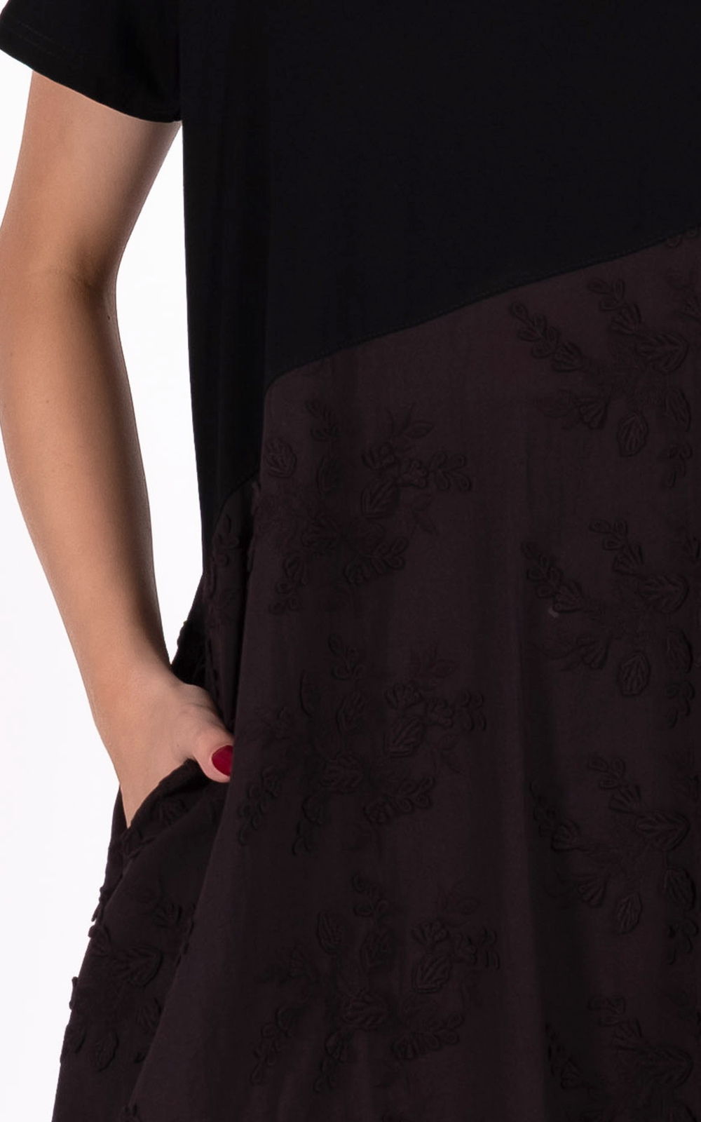 Brinley Dress 3D Embroidery product photo.